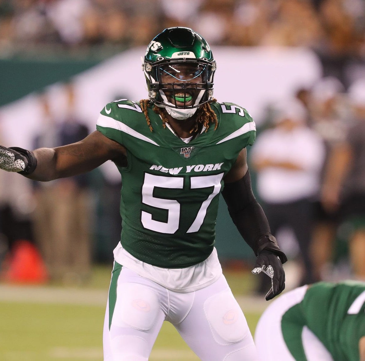 C.J. Mosley Hand Signed ✍️ New York Jets AUTHENTIC Nike NFL Jersey 👕 Also inc. PSA COA📄