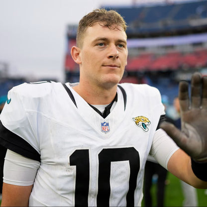 Mac Jones GAME WORN/USED 💪10/13/24 Jacksonville Jaguars 🐆 Nike NFL Jersey 👕 vs. Chicago Bears (London Game🌍) PSA Authenticated 🛡️
