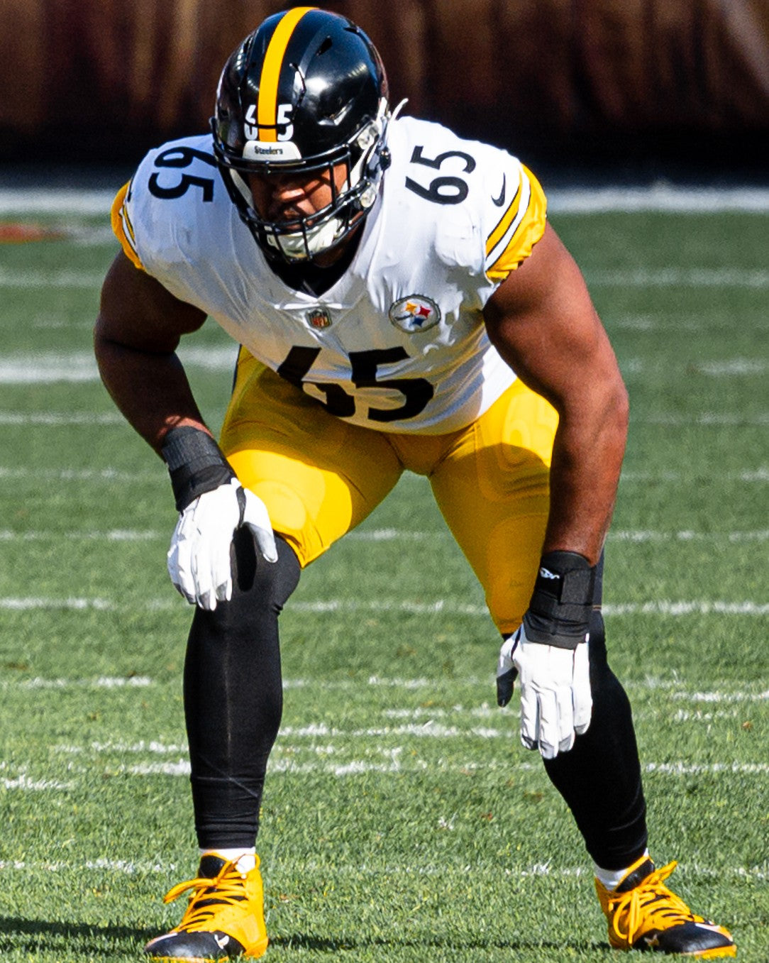 Dan Moore GAME WORN💪12/21/2024 PHOTO MATCHED📸Pittsburgh Steelers NFL Jersey👕Inc.COA💥 vs. Baltimore Ravens