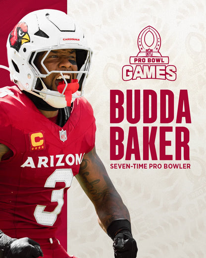Budda Baker💪Game Issued 2024 Pro Bowl Games NFL Jersey👕 Arizona Cardinals 🏈