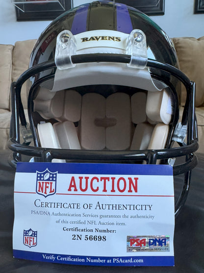Marquise Brown Signed Baltimore Ravens Full-Size Proline Helmet NFL Memorabilia