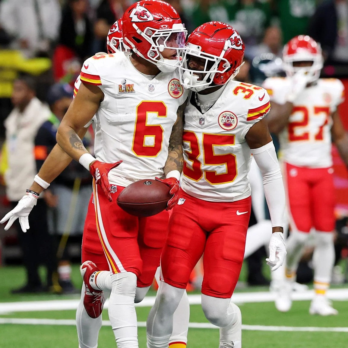 Bryan Cook GAME WORN 💪 09/21/25 Kansas City Chiefs Nike NFL Jersey 🎽 vs Giants - COA included 🛡️
