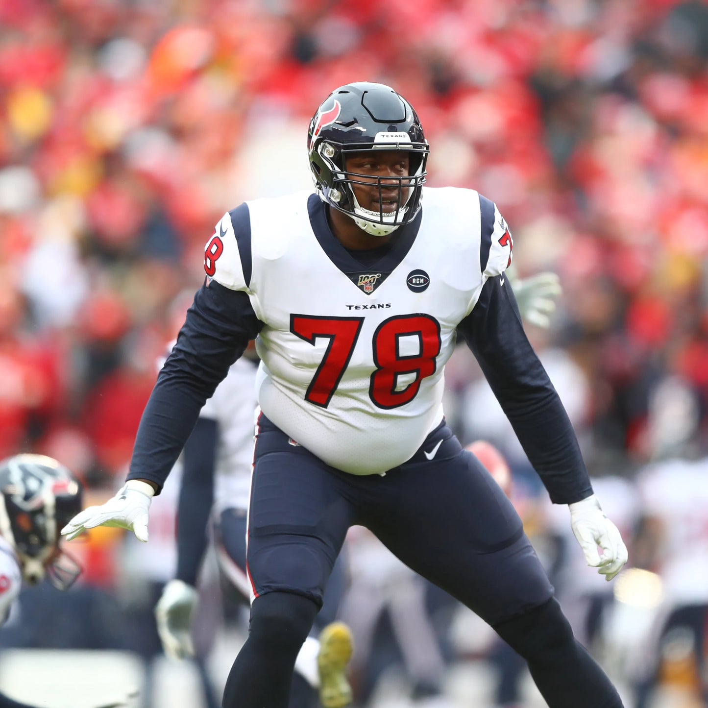 Laremy Tunsil Team/Game Issued Houston Texans 🐂 Nike NFL Jersey👕Also includes COA📄🛡️