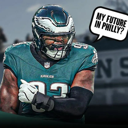 Brandon Graham + Milton Williams Signed + Inscribed Philadelphia Eagles🦅Full-Size Authentic NFL Speed Helmet - "F Brady SB LII Strip Sack" & "F Mahomes SB LIX Strip Sack"