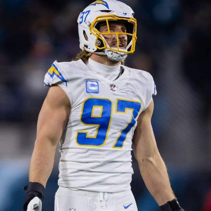 Joey Bosa Hand-SIGNED✍️ & TEAM-ISSUED💪 Los Angeles Chargers⚡NFL Nike Jersey👕