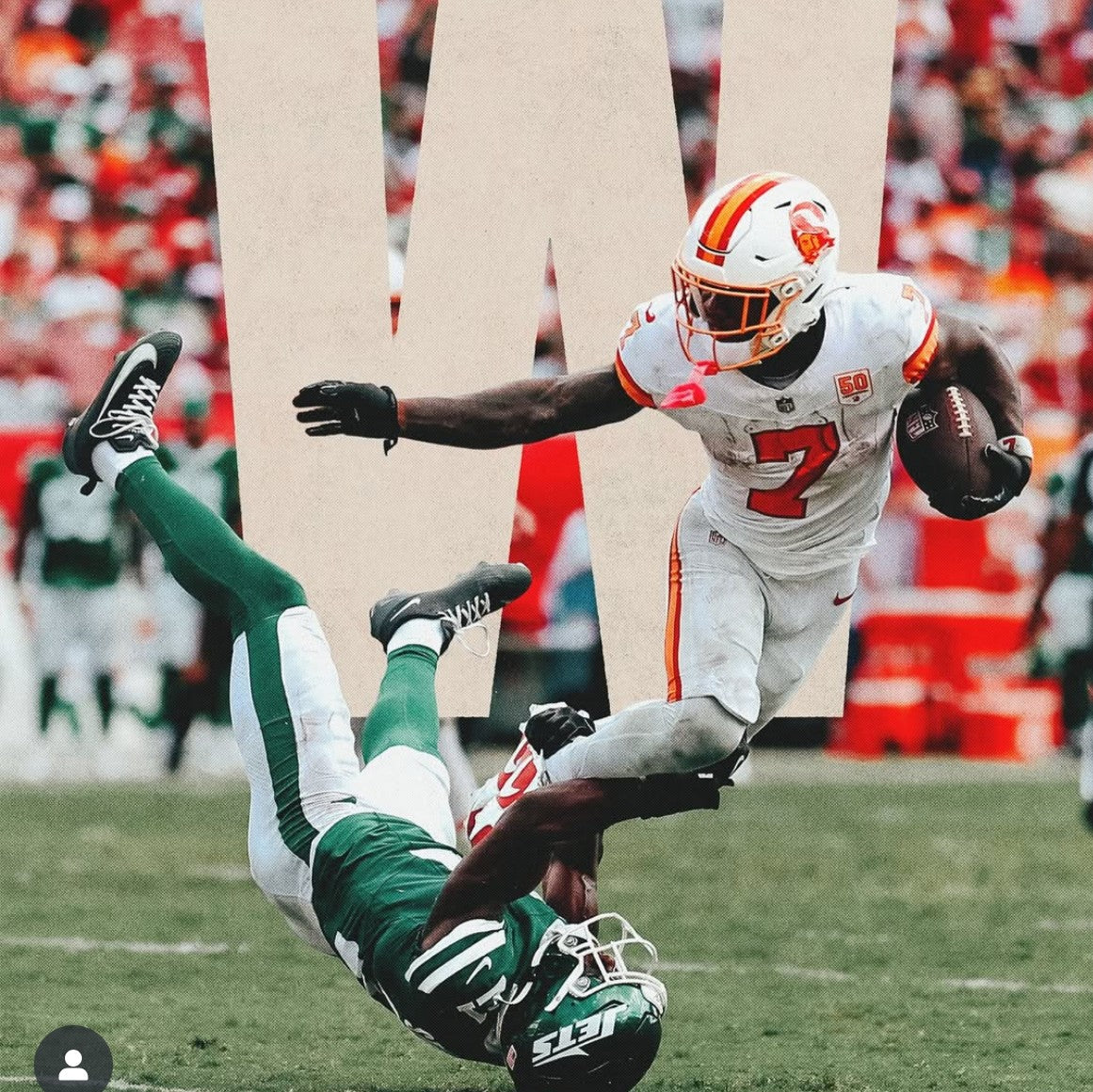 Bucky Irving GAME ISSUED Tampa Bay Buccaneers Nike NFL Creamsicle Jersey Inc.COA