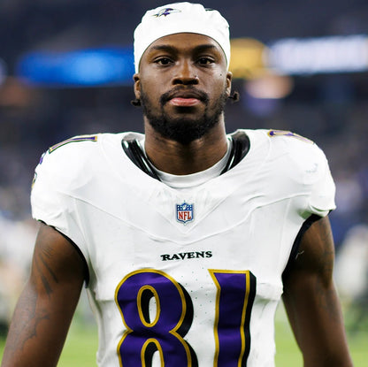 Tez Walker GAME-WORN💪09/07/25 Baltimore Ravens💜NFL Jersey vs. Buffalo Bills inc.COA📄