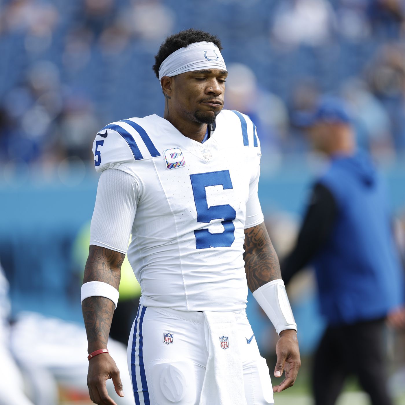 Anthony Richardson HAND SIGNED ✍️TEAM ISSUED 💪 Indianapolis Colts Nike NFL Jersey 👕 Inc. Certificate of Authenticity 📄