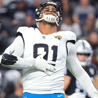 Arik Armstead GAME-USED💪10/13/24 Jacksonville Jaguars🐆NFL Jersey👕vs.Bears🌍