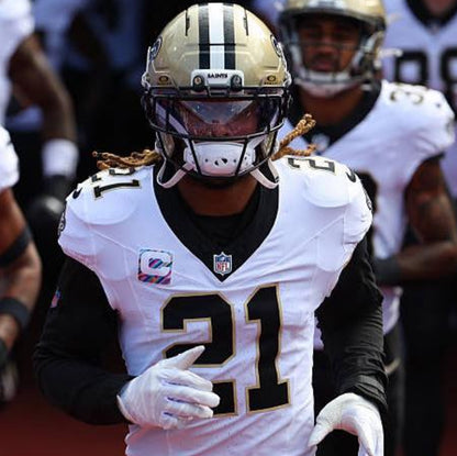 Justin Reid GAME WORN 💪 11/02/25 PHOTO MATCHED 📸 Saints NFL Jersey 🎽 vs Rams Includes Proof of Authenticity 🛡️