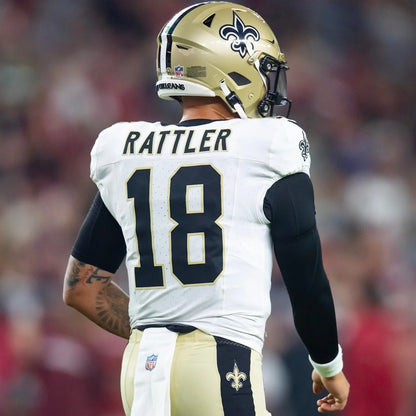 Spencer Rattler GAME WORN 09/28/25 New Orleans Saints ⚜️ Nike NFL Jersey vs Bills Includes PSA Authenticity 🛡️