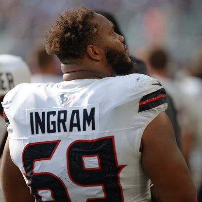 Ed Ingram GAME WORN 10/20/25 Houston Texans Nike NFL Jersey vs Seattle Seahawks Inc. COA
