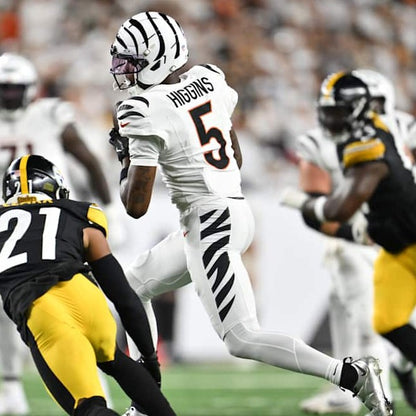 Tee Higgins GAME WORN 💪 11/16/25 Cincinnati Bengals Nike NFL Jersey vs Pittsburgh Steelers Also includes COA