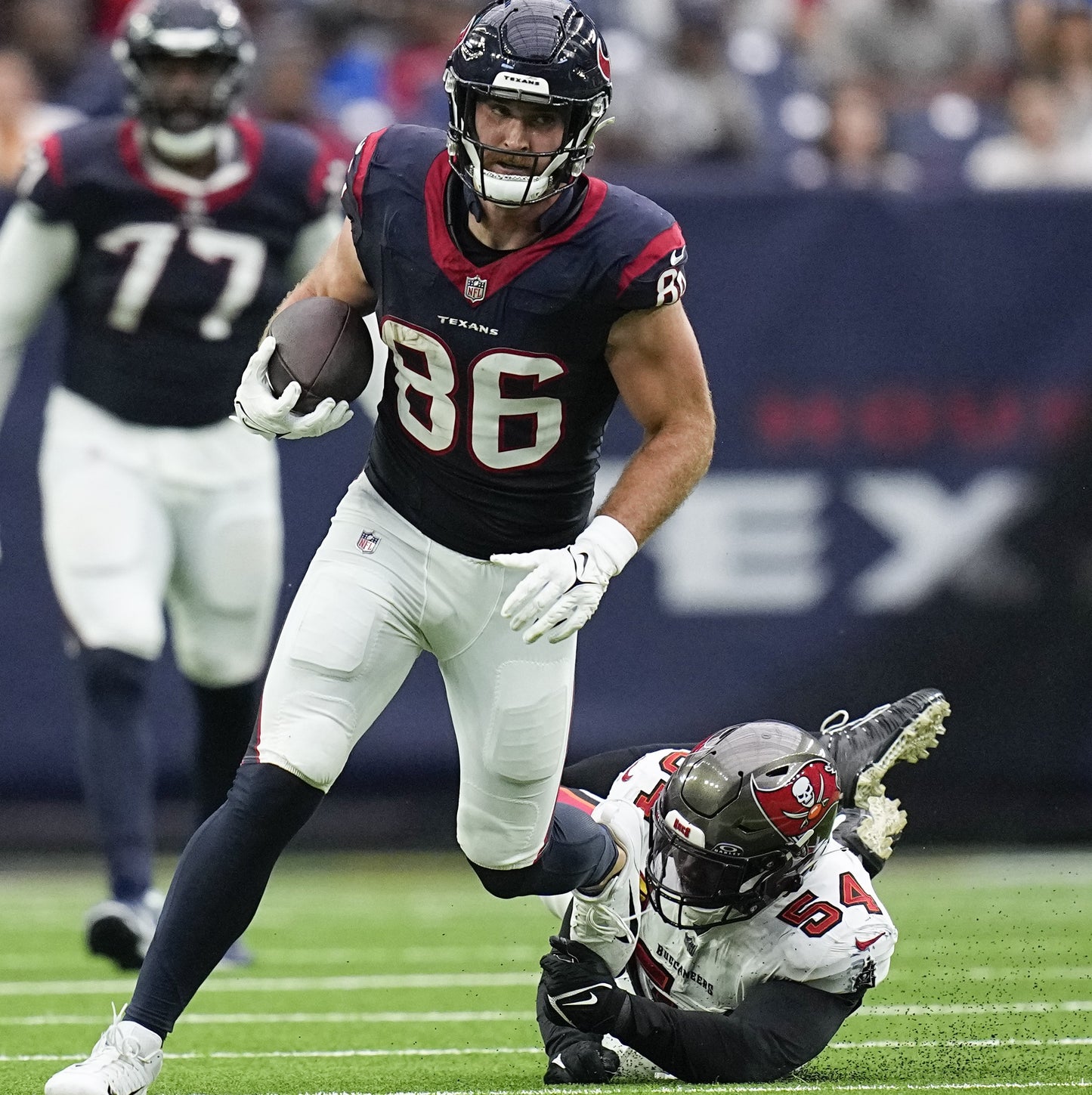 Dalton Schultz Game Issued 💪 Houston Texans 🐂 Nike NFL Jersey Also includes COA 🛡️