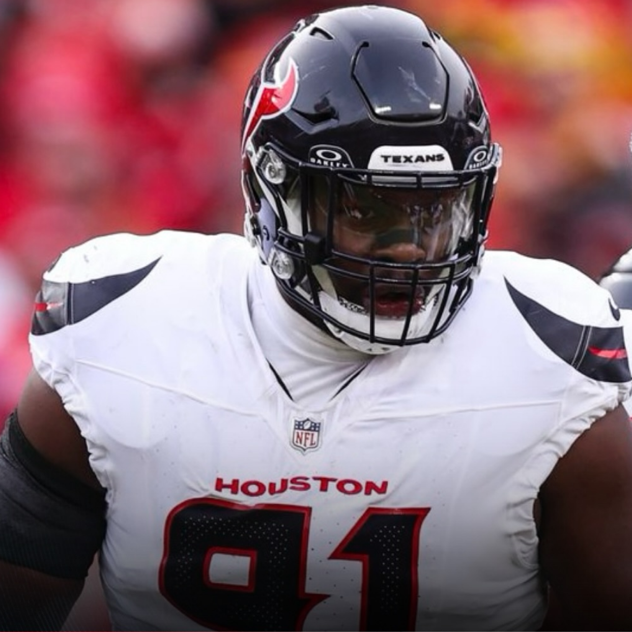 Foley Fatukasi GAME WORN 🔥 Houston Texans Nike NFL Jersey 👕vs Jaguars Inc. COA