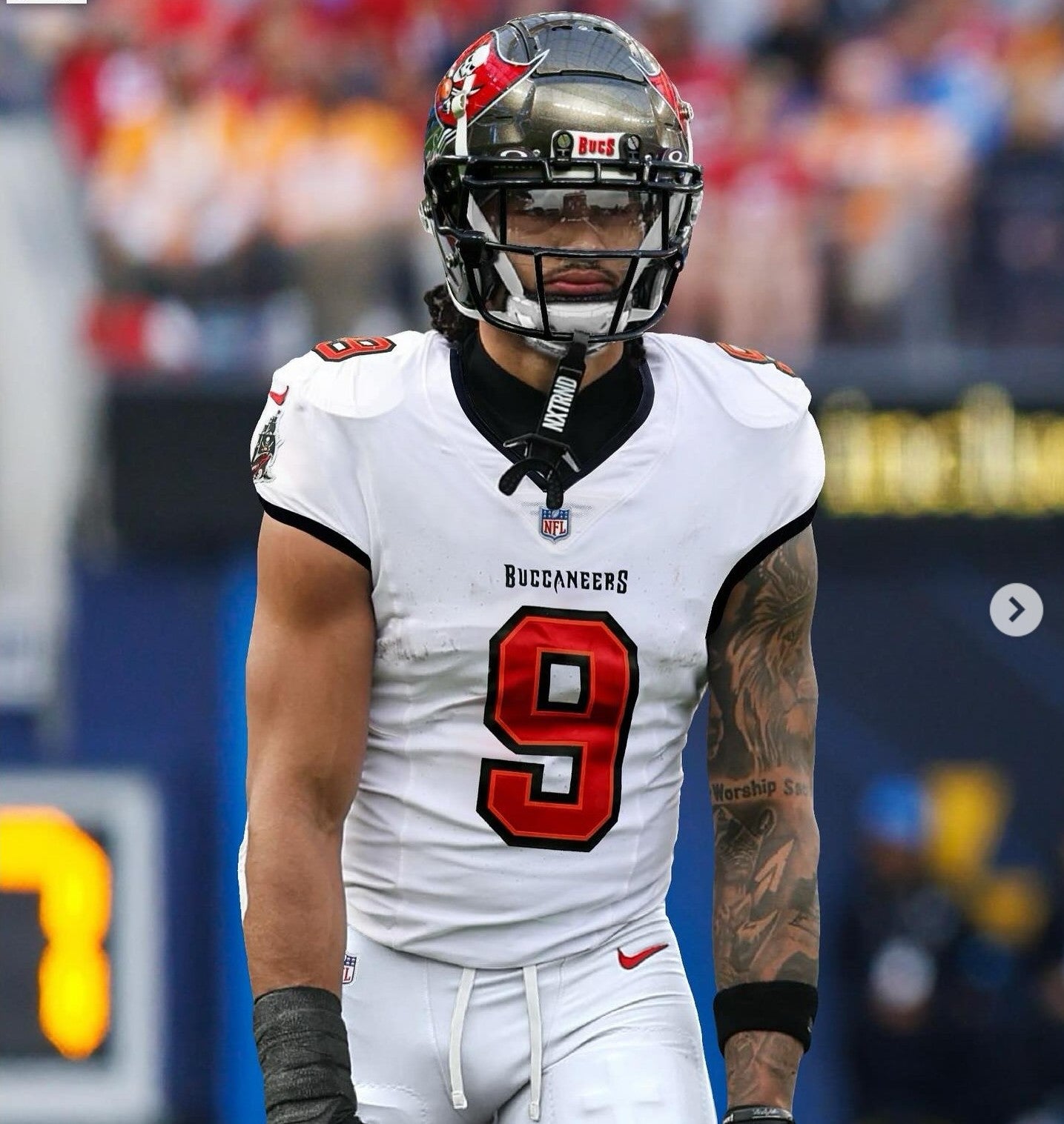 Emeka Egbuka GAME-ISSUED Tampa Bay Buccaneers On-Field Nike NFL Jersey🎽(White)