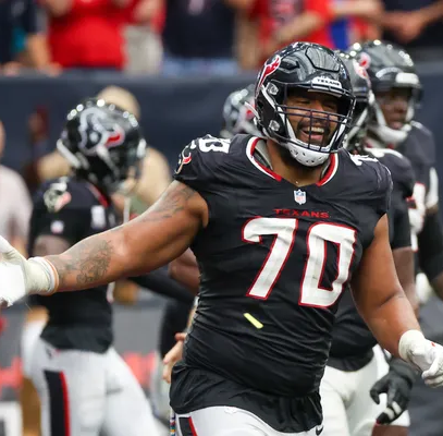 Juice Scruggs Team Issued 💥 Houston Texans 🐂 Nike NFL Jersey Also includes COA 📄