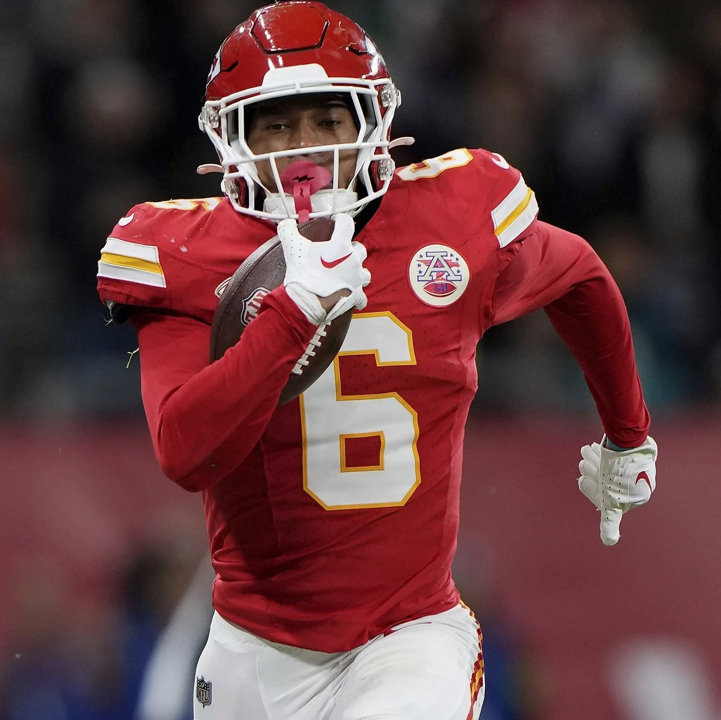 Bryan Cook GAME WORN 💪 10/12/25 Kansas City Chiefs Nike NFL Jersey 🎽 vs Lions - COA included 🛡️