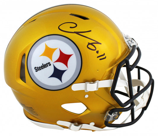 Chase Claypool Signed✍️Pittsburgh Steelers Full-Size Authentic On-Field Speed Alternate NFL Helmet