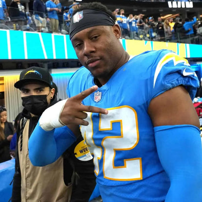 Uchenna Nwosu GAME WORN💪11/18/19 LA Chargers vs. Chiefs🪶NFL Jersey🎽PSA COA