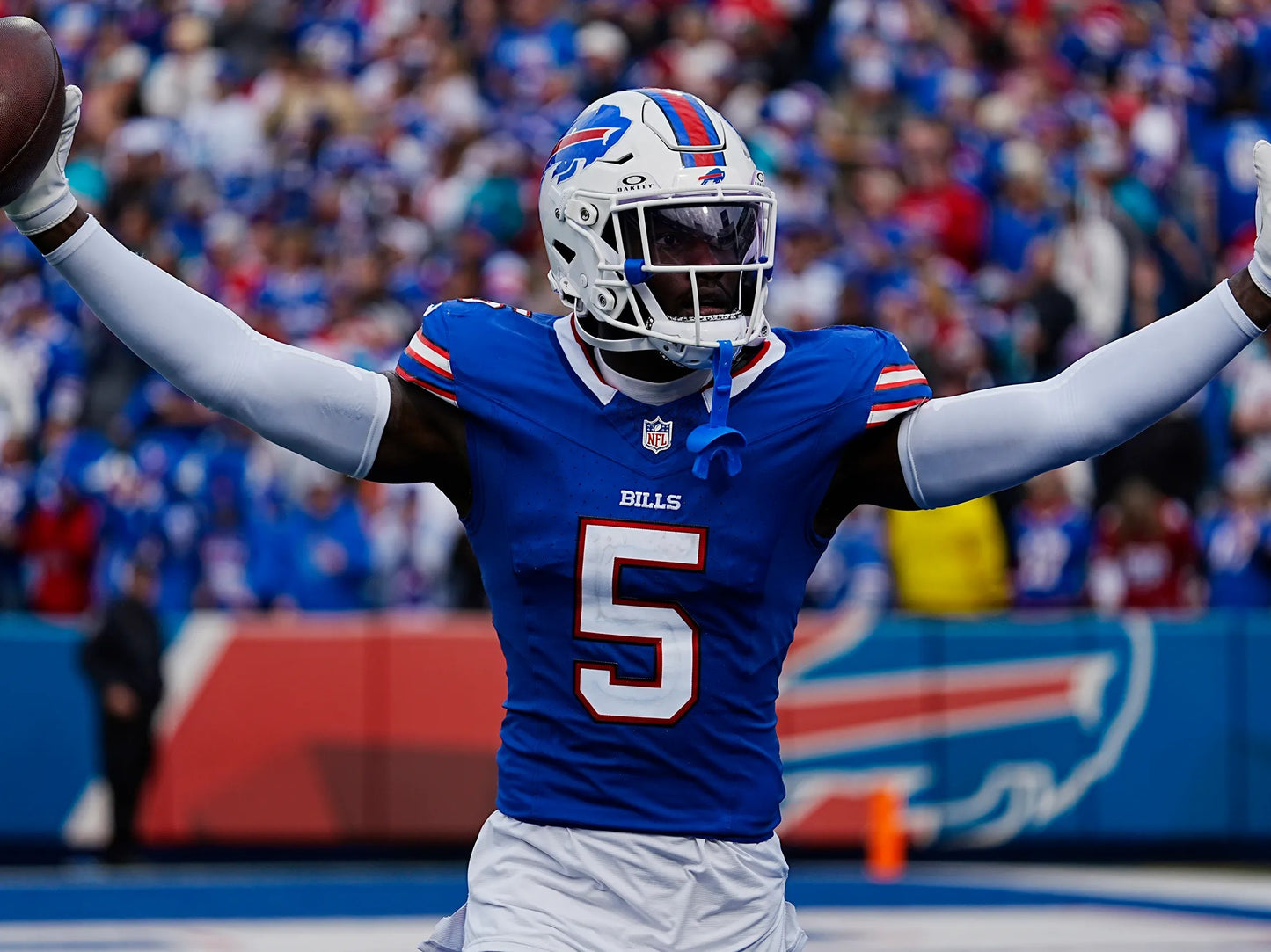 Kaiir Elam GAME WORN💪10/20/24 PHOTO MATCHED📸Bills🦬NFL Jersey🎽Nike| PSA COA vs.Titans