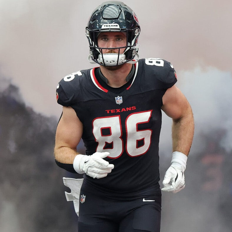Dalton Schultz GAME WORN 09/07/25 Houston Texans Nike NFL Jersey vs Los Angeles Rams Also includes COA