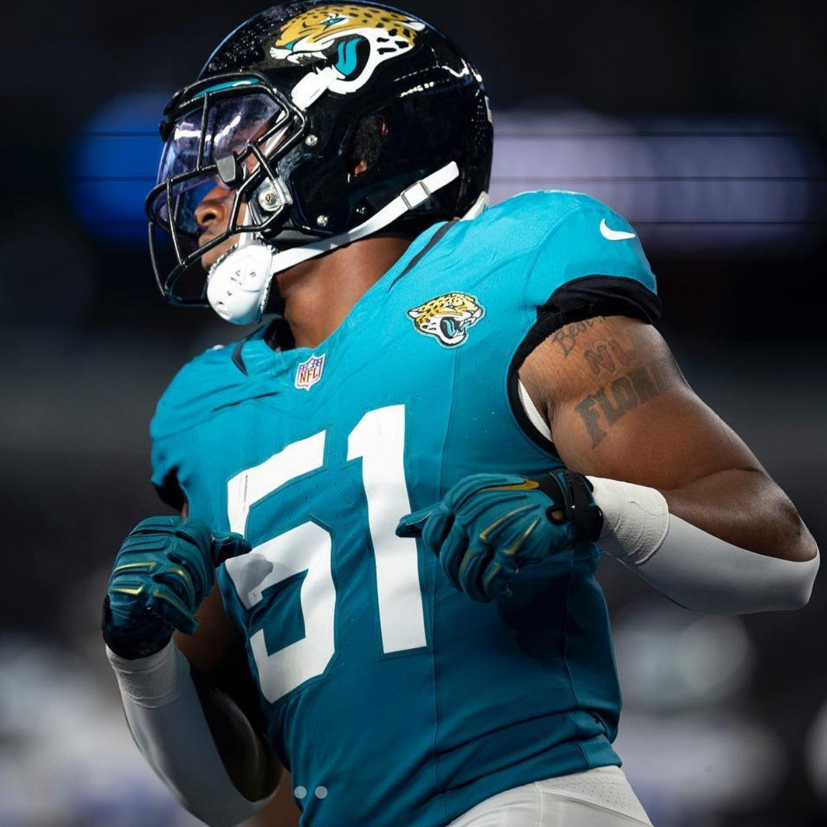 Ventrell Miller GAME WORN 09/07/25 Jacksonville Jaguars 🐆 Nike NFL Jersey 👕 vs. Carolina Panthers First Game of the 2025 Season