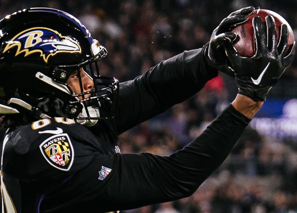 Isaiah Likely Signed🖊️GAME USED💪12/21/24 Baltimore Ravens💜NFL Ball Inscribed 1 TD🏈vs Steelers (Ravens Win)