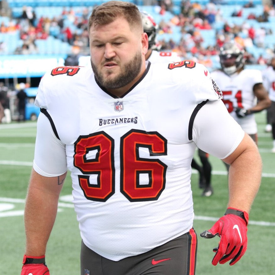 Greg Gaines GAME-WORN 8/23/25 Tampa Bay Buccaneers OnField NFL Jersey vs.Bills