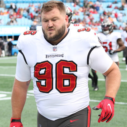 Greg Gaines GAME-WORN 8/23/25 Tampa Bay Buccaneers OnField NFL Jersey vs.Bills