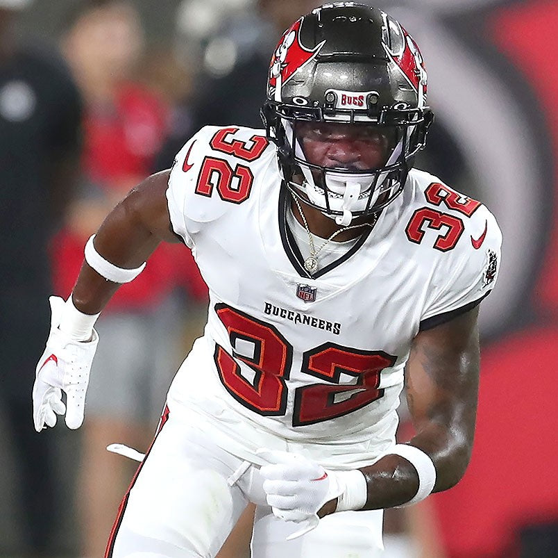 Josh Hayes GAME WORN 💪 10/12/25 Buccaneers Nike On-Field NFL Jersey 👕 vs. 49ers Inc. COA