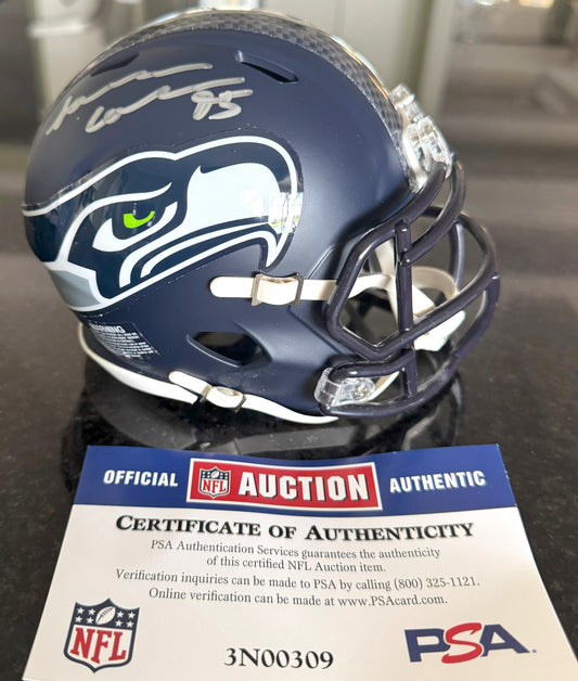 L.J. Collier Hand-Signed✍️Seattle Seahawks mini Helmet NFL Sports Memorabilia💯