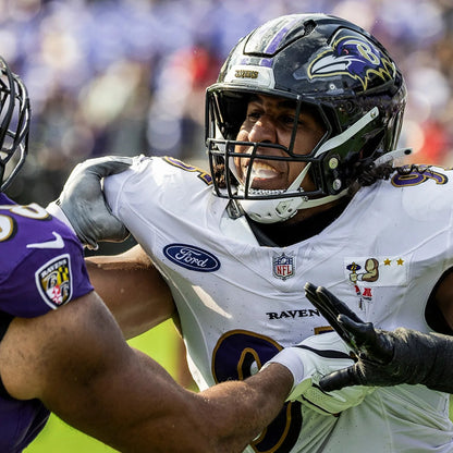 Tavius Robinson GAME-WORN💪09/07/2025 Baltimore Ravens💜NFL Jersey vs. Buffalo Bills🦬