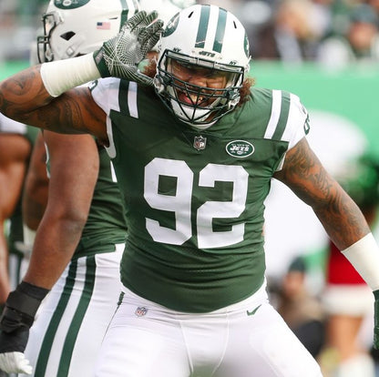 Leonard Williams GAME USED/WORN 💪 New York Jets Nike NFL Jersey 👕 with PSA Authenticity🛡️