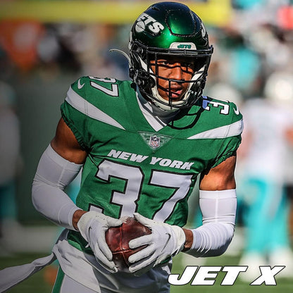 Bryce Hall Hand Signed AUTHENTIC 💪 New York Jets Jersey 👕 Also includes Professional Sports Authenticator COA 🛡️