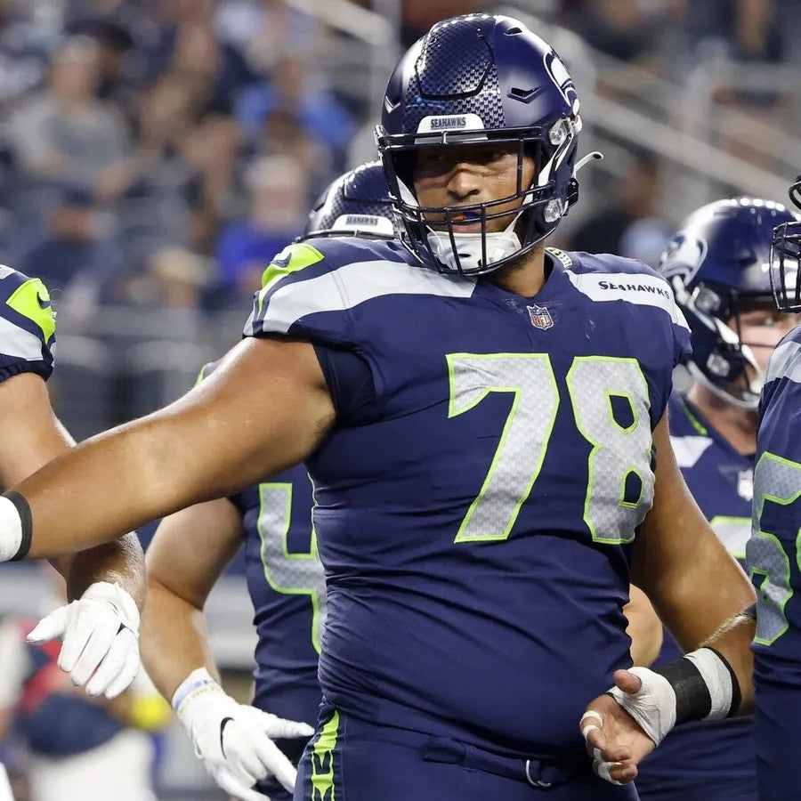 Stone Forsythe GAME WORN 💪 8/10/23 + 8/19/23 Seattle Seahawks Nike NFL Jersey 👕 Includes Certificate of Authenticity