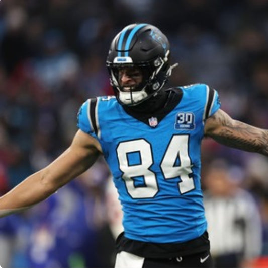 Feleipe Franks GAME WORN 💪 11/10/24 Carolina Panthers 🐆 NFL Jersey 👕 vs. Giants – NFL Munich Game - PSA Certified