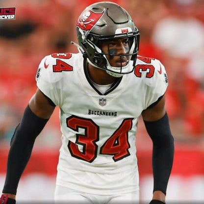 Bryce Hall GAME-WORN 8/23/25 Tampa Bay Buccaneers OnField NFL Jersey vs.Bills