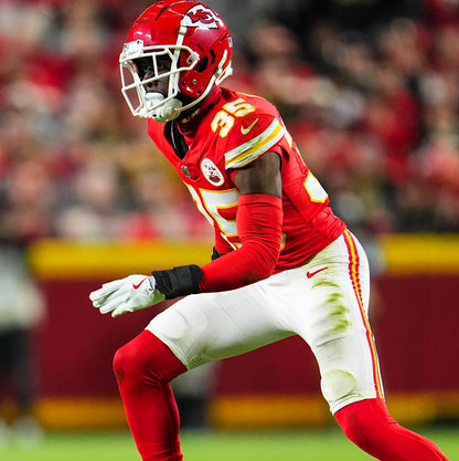 Jaylen Watson GAME WORN 💪 10/12/25 Kansas City Chiefs NFL Jersey 🎽 vs. Lions inc. COA 🛡️
