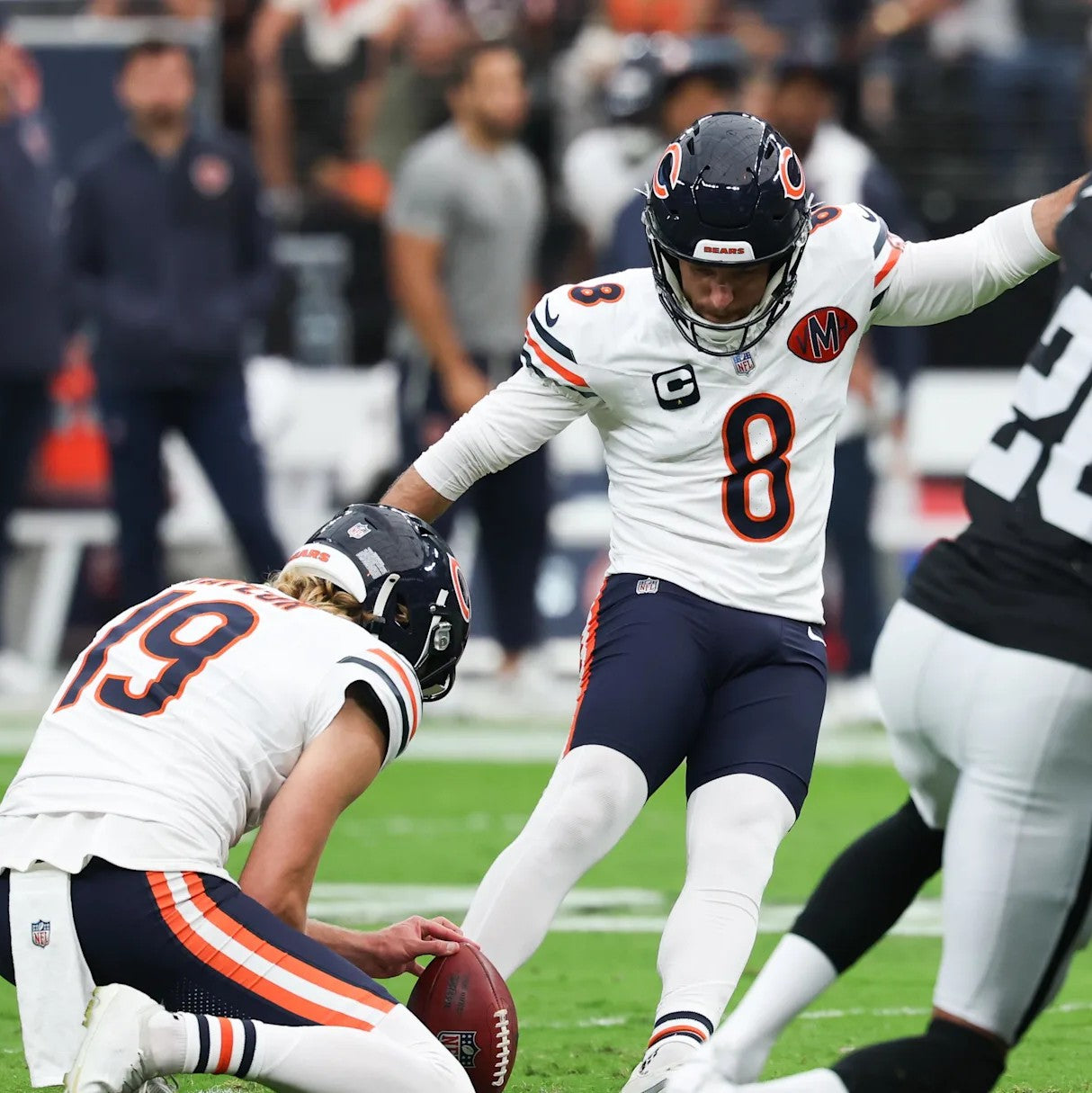 Cairo Santos GAME WORN 💪 09/22/24 Chicago Bears Nike NFL Jersey vs Indianapolis Colts Inc COA 🛡️