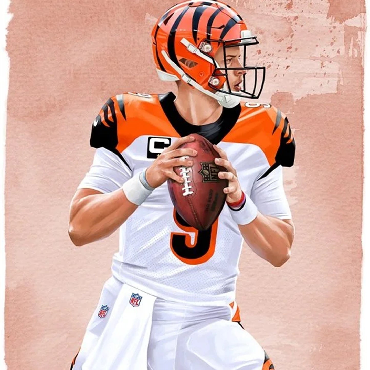 Joe Burrow GAME ISSUED 💪 Cincinnati Bengals 🐅 On-Field Nike NFL Jersey 👕 Inc. COA 📄