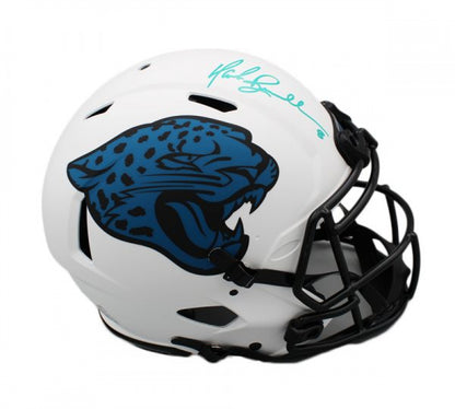 Mark Brunell Signed ✍️ Jacksonville Jaguars 🐆 Full-Size Authentic On-Field Lunar Eclipse Alternate Speed Helmet