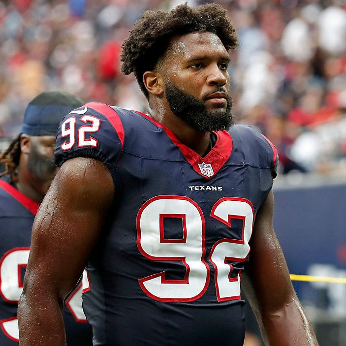 Dylan Horton GAME WORN 💪 09/07/2025 Houston Texans NFL Jersey 🎽 vs. Los Angeles Rams🐏