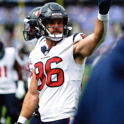 Dalton Schultz SIGNED + TEAM ISSUED Houston Texans Nike NFL Jersey includes COA