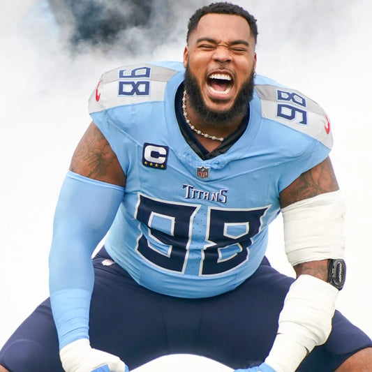 Jeffery Simmons GAME ISSUED 2022 Pro Bowl 💥 Tennessee Titans NFL Nike Jersey 👕 Includes Certificate of Authentication 🛡️