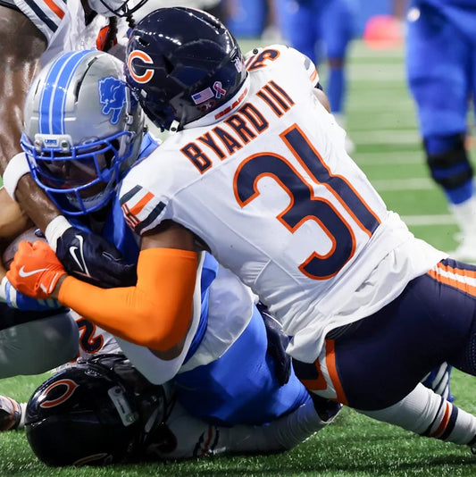 Kevin Byard III GAME WORN 09/14/25 PHOTO MATCHED 📸 Chicago Bears Jersey vs Detroit Lions Also includes Proof of Authenticity 🛡️