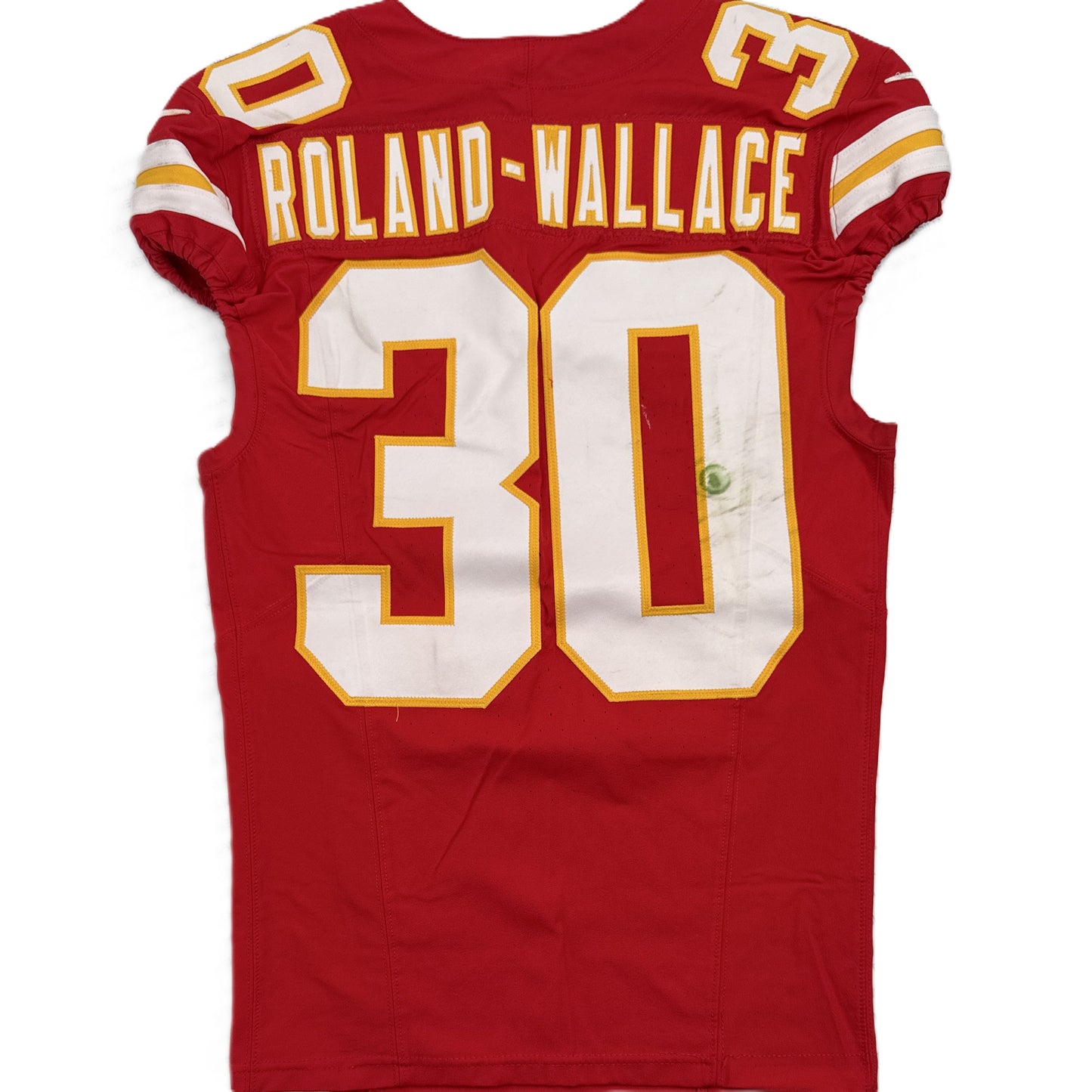 Christian Roland-Wallace GAME-WORN💪09/14/25 Kansas City Chiefs NFL Jersey🎽vs. Philadelphia Eagles🦅