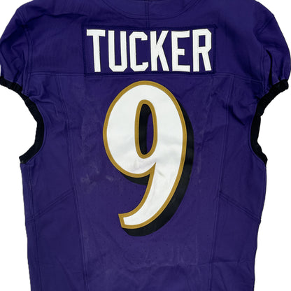 Justin Tucker GAME-WORN💪09/15/24 Baltimore Ravens💜NFL Jersey vs. Las Vegas Raiders +COA