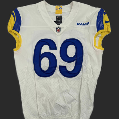 Larrell Murchison TEAM ISSUED Los Angeles Rams Nike NFL On-Field Jersey Inc. COA 📄