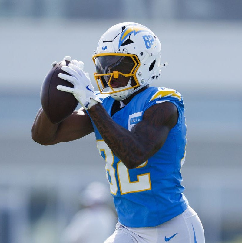 Brenden Rice Signed Los Angeles Chargers⚡Full-Size Authentic Lunar Eclipse Speed Helmet💥